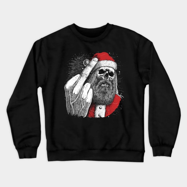 Bad Santa - This is your gift Crewneck Sweatshirt by grimsoulart